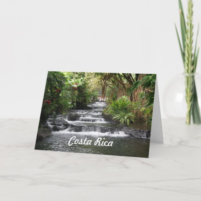 Costa Rica Greeting Card (Front)