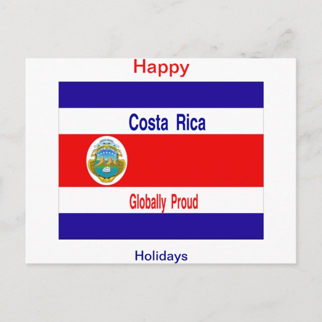 Costa rica holiday postcard (Front)