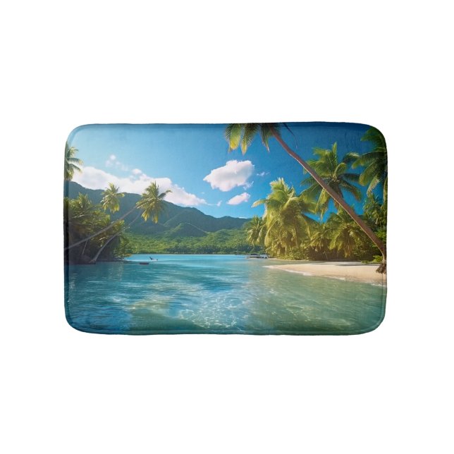 Costa Rica Island Paradise  Bath Mat (Front)