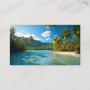 Costa Rica Island Paradise  Enclosure Card