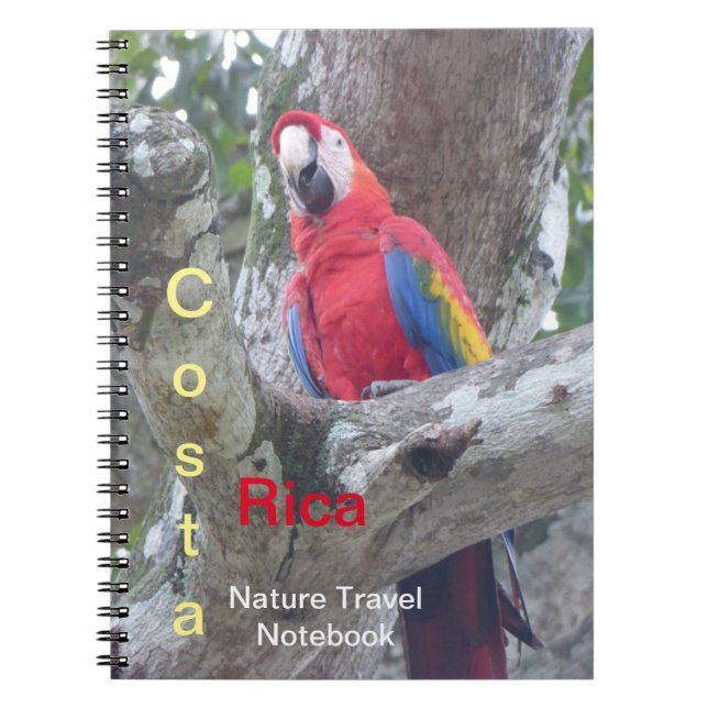 Costa Rica Jungle Bird Travel Notebook (Front)