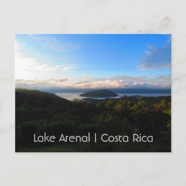 Costa Rica Lake Arenal Postcard (Front)