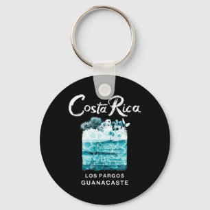 Costa Rica Los Pargos Surfing Vintage Key Ring