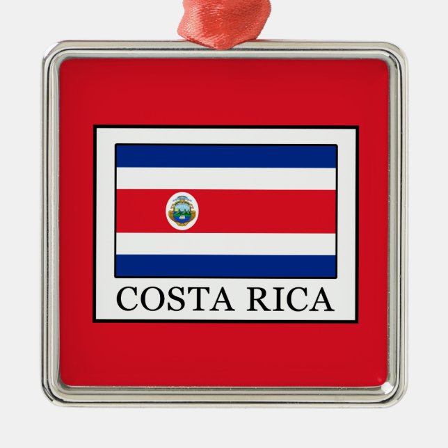 Costa Rica Metal Tree Decoration (Front)