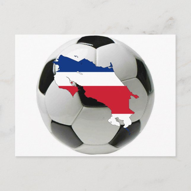 Costa Rica national team Postcard (Front)
