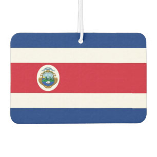 Costa Rica National World Flag Car Air Freshener