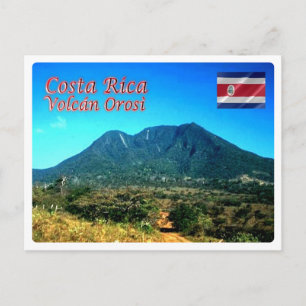 Costa Rica - Orosì Volcano - Postcard