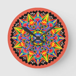 Costa Rica Ox Cart Wheel Carreta Clock Gift