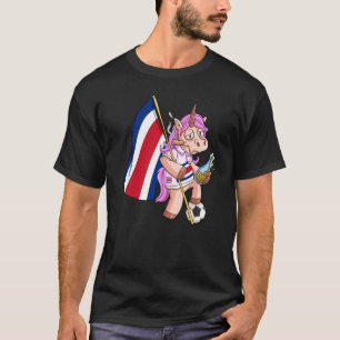 Costa Rica Party Unicorn T-Shirt
