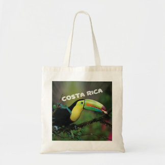 Costa Rica photo with colourful Toucan bird Tote Bag