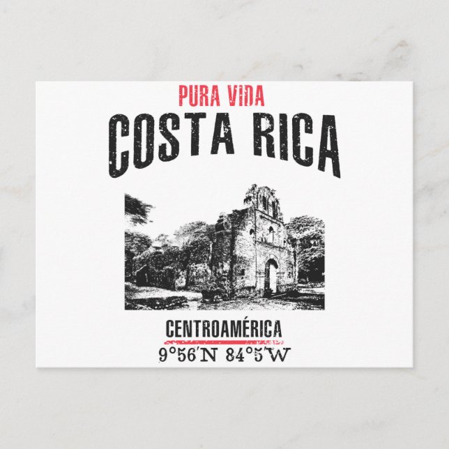 Costa Rica Postcard (Front)