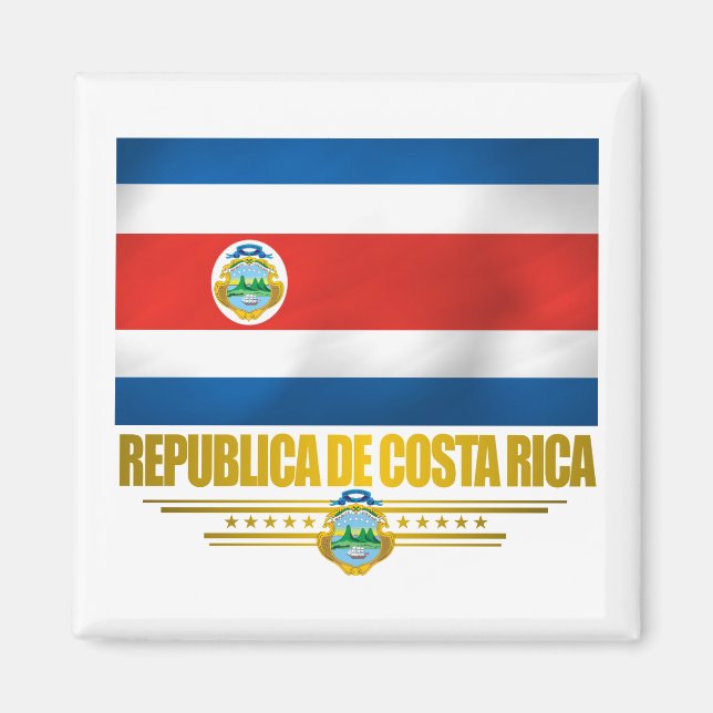 "Costa Rica Pride" Gift Ideas Magnet (Front)