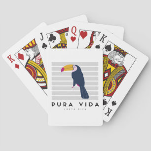 Costa Rica Pura Vida Toucan  Playing Cards