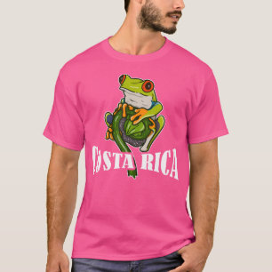 Costa Rica Rainforest Protection Green Frog Frogs T-Shirt