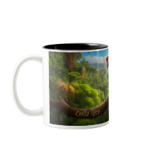 Costa Rica Rainforest - Wild Parrot  Coffee Mug