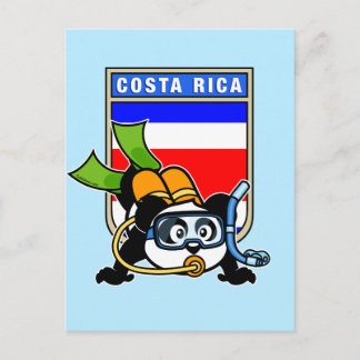 Costa Rica Scuba Diving Panda Postcard
