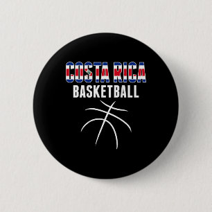 Costa Rica Sketll Fans Jersey - Costa Rican Sport 6 Cm Round Badge