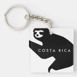 Costa Rica Sloth Souvenir Key Ring