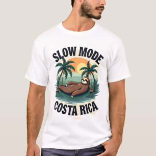 Costa Rica Sloth Vintage Vacation Shirt