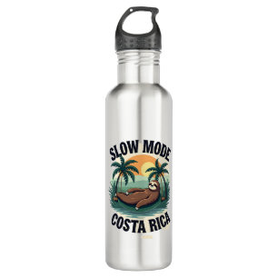 Costa Rica Sloth Vintage Vacation Shirt 710 Ml Water Bottle