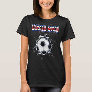 Costa Rica Soccer Fans Costa Rican Football In Cra T-Shirt
