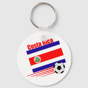 Costa Rica Soccer Team Key Ring