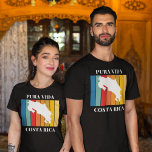 Costa Rica Souvenir Colourful Map  T-Shirt<br><div class="desc">A colourful souvenir Costa Rica map design t-shirt,  perfect for anyone who loves the beautiful small country in Central America.</div>