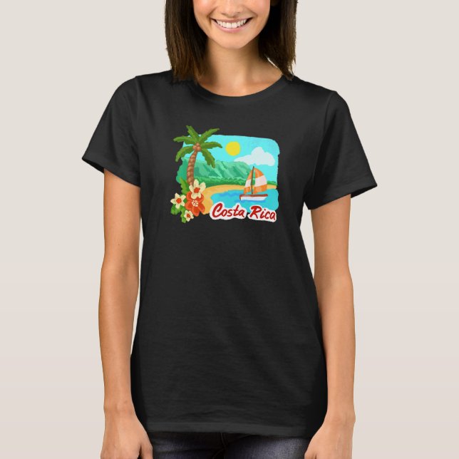 Costa Rica souvenir  for men women  5 T-Shirt (Front)