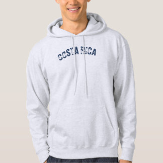 Costa Rica Sports Style Blue Souvenir Hoodie