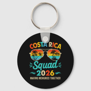 Costa Rica Squad 2026 Vacation Friends Family Key Ring