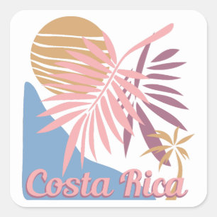 Costa Rica Square Sticker