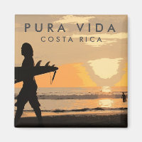 Costa Rica Sunset Surfer Souvenir