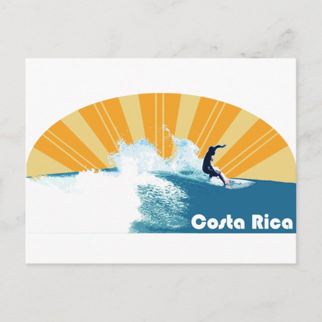 Costa Rica Surf Postcard (Front)