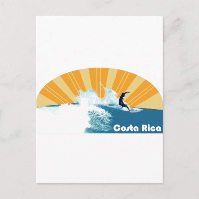 Costa Rica Surf Postcard (Front)