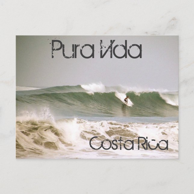 Costa Rica Surfers Postcard (Front)