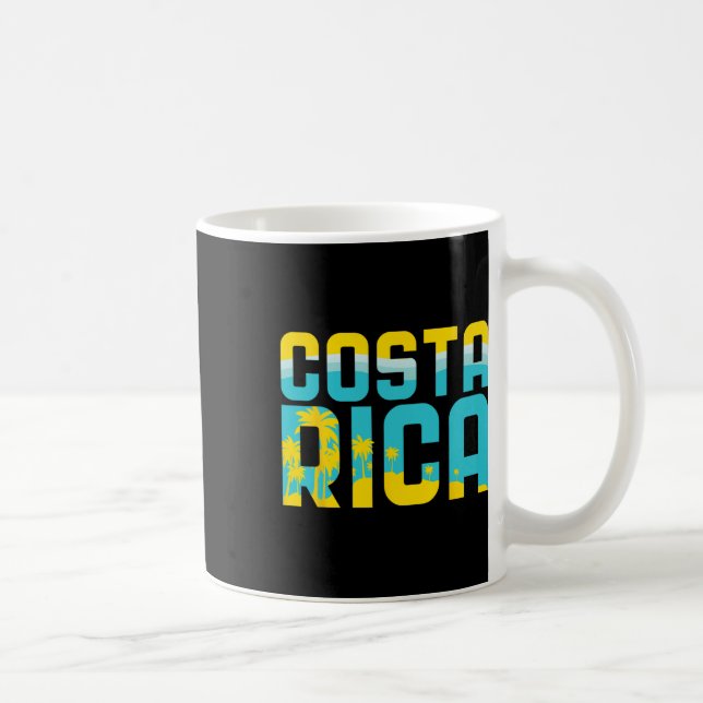 Costa Rica T Shirt Vacation Souvenir Travel Gift  Coffee Mug (Right)