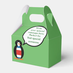 Costa Rica Talking Ms Penguin Personalised Favour Box