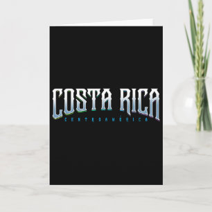 Costa Rica Tee - Eco Travel Beach Designer Surfing Card