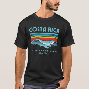 Costa Rica The Perfect Wave Retro Surfing T-Shirt
