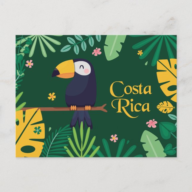 Costa Rica Toucan Postcard (Front)