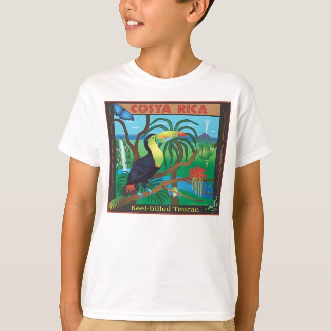 Costa Rica Toucan Rainforest T-shirt (Front)