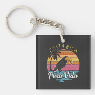 Costa Rica Toucans, Pura Vida Key Ring