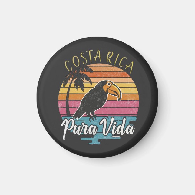 Costa Rica Toucans, Pura Vida Magnet (Front)
