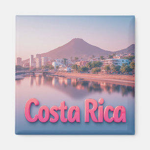 Costa Rica Tropical Coastal Town Magnet