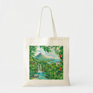 Costa Rica Tropical Rainforest Beach Tote Bag