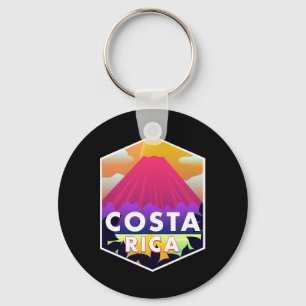 Costa Rica Vacation Souvenir Surfing Travel Gift Key Ring