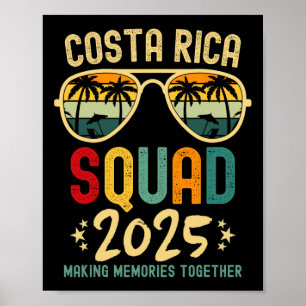 Costa Rica Vacation Squad 2025 Family Vacation Tri Poster