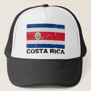 Costa Rica Vintage Flag Trucker Hat
