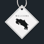 Costa Rica Welcome Bag Gift Tag, Wedding Weekend Favour Tags<br><div class="desc">These are the perfect little map gift tags for your wedding welcome bags or favours. You can customise front and back text.</div>