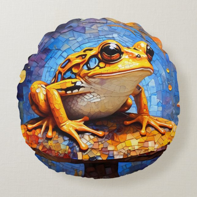 Costa Rican Dart Frog Throw Pillow cushions (Front)